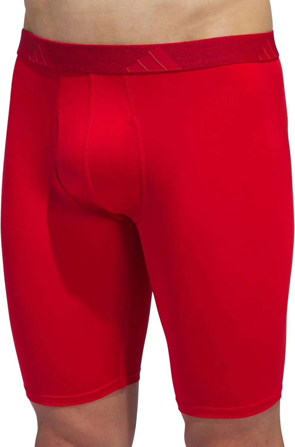 adidas Men's Performance 3-Pack Long Boxer Brief, Underwear Boxer Briefs - 3-Pack Long Men's Underwear Pack