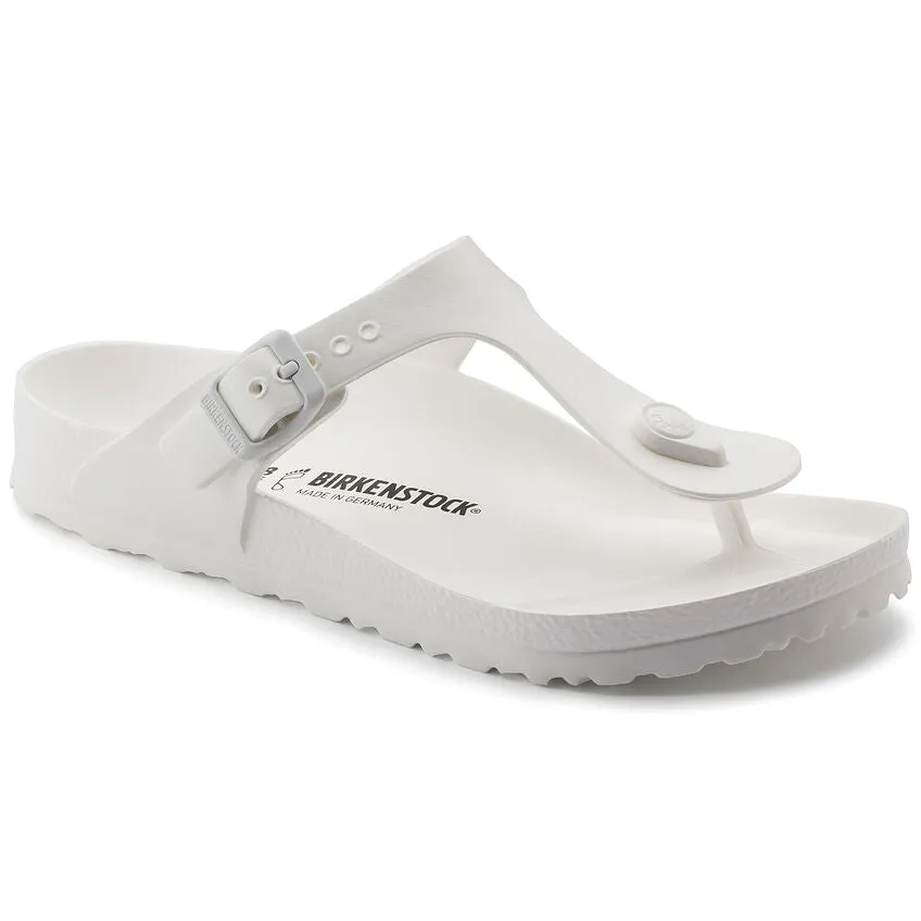 Birkenstock Gizeh Essentials EVA in Surf Green, Faded Lime & White