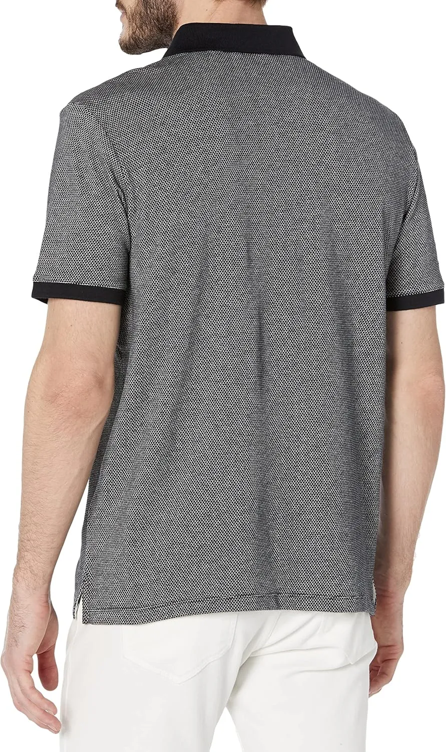 Calvin Klein Men's Jacquard Refined Polo