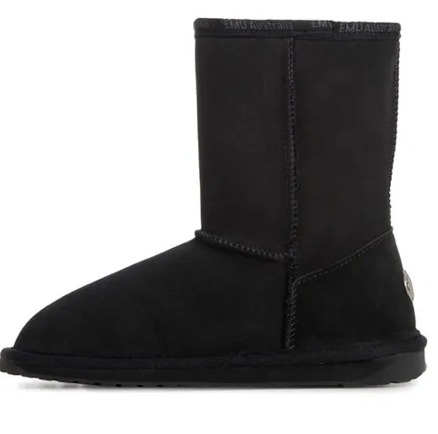 EMU Australia Women's Platinum Stinger Slim Low Sheepskin Boot Black