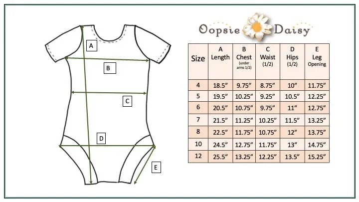 Kids Black Classic Crossback Leotard