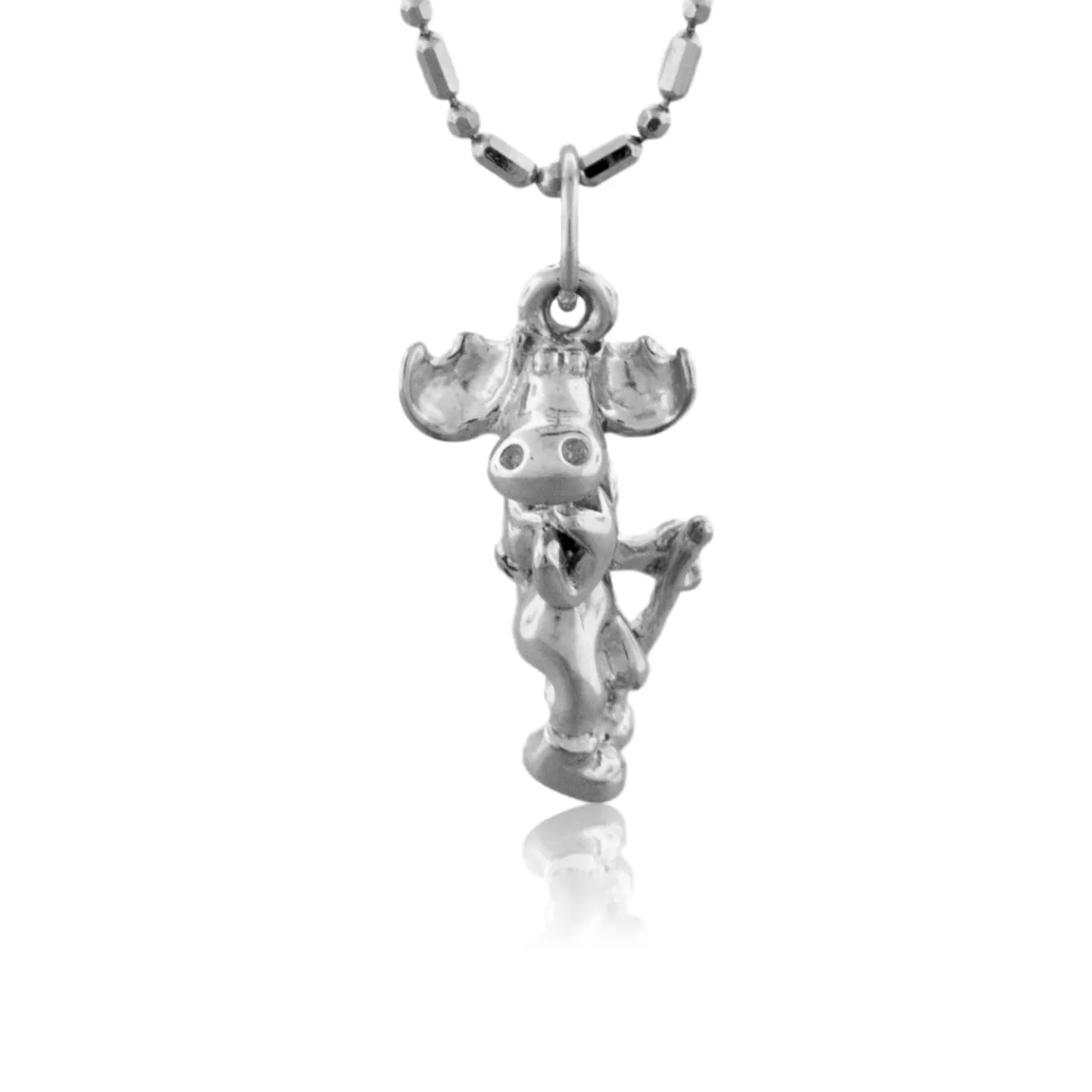 Moose Hiking Charm