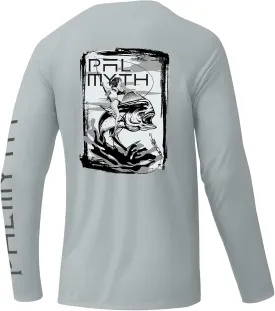 Palmyth Fishing Shirts for Men Long Sleeve UPF 50  Sun Protection UV T Shirt Tee