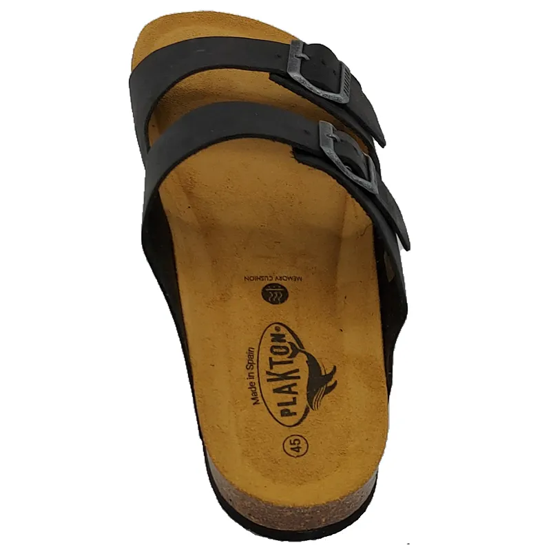 Plakton Barna Men's Waxy Leather Upper Sandals