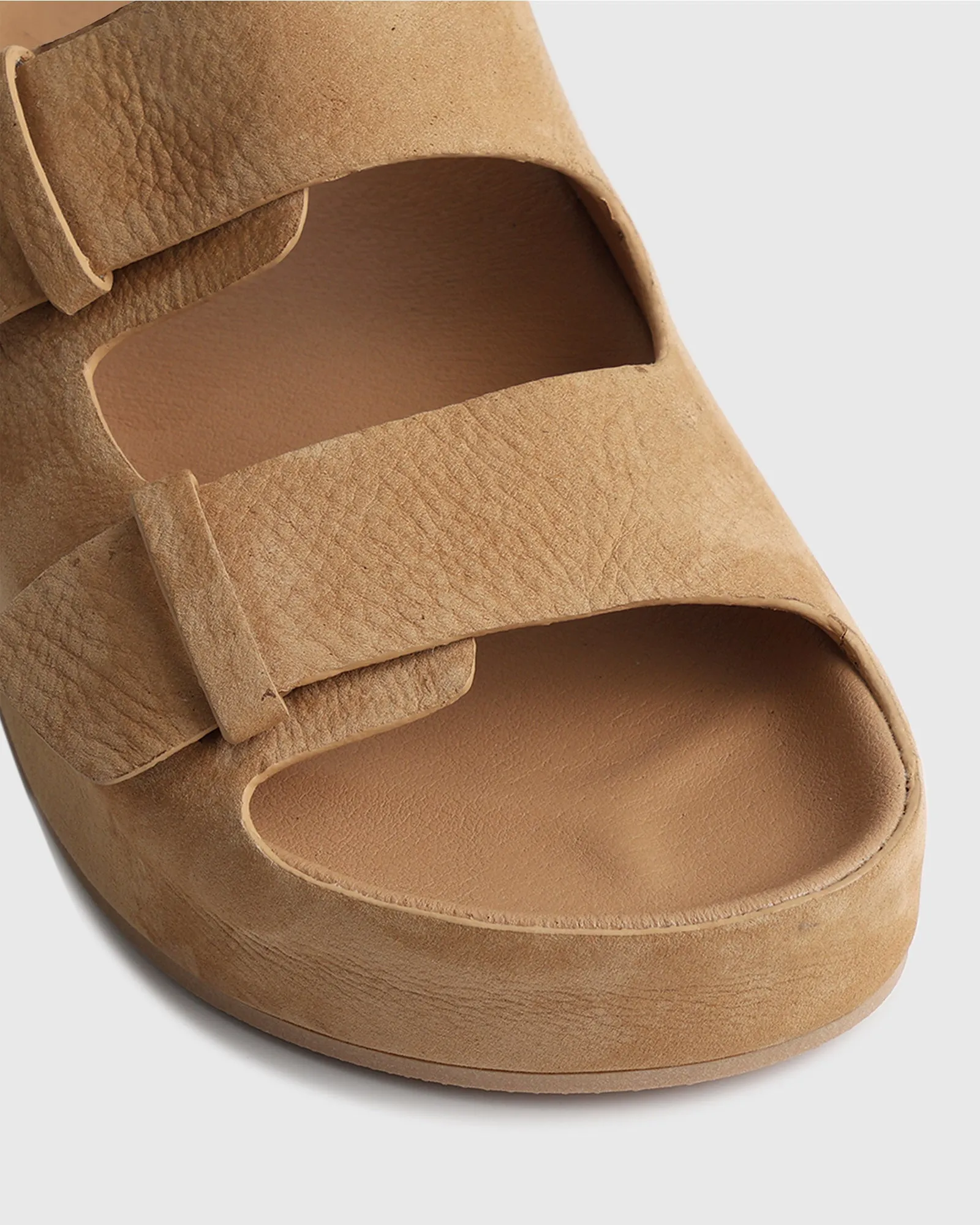 PRE-ORDER SAMIRA Nubuck Flatform Slides