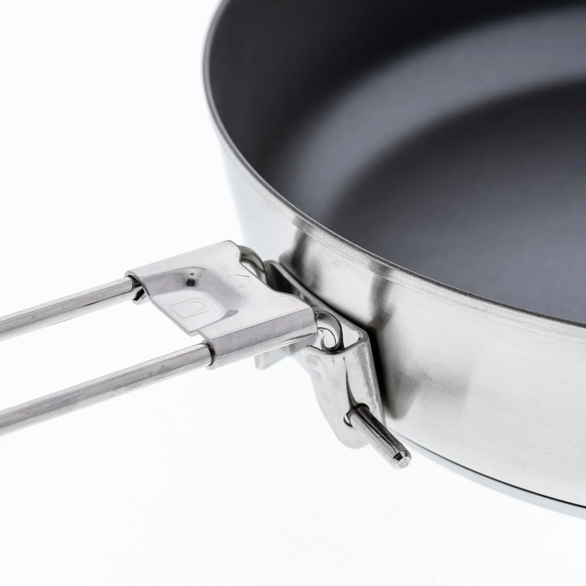 Quechua Non-Stick Stainless Steel 4-Person 24-Piece Camp Cookset 3.5 L