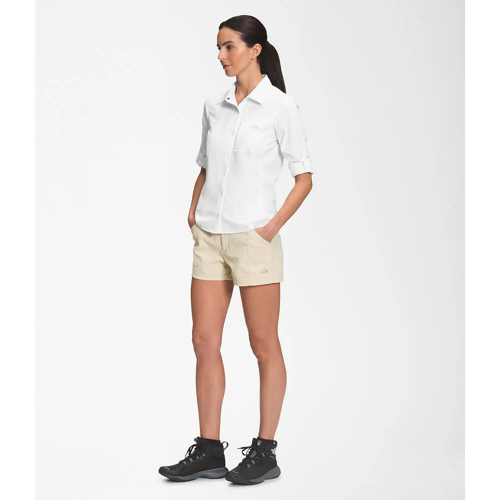 The North Face First Trail UPF Long Sleeve Womens TNF White