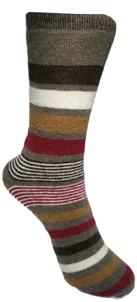 VERA TUCCI STRIPE PATTERN MEN'S THERMAL WINTER SOCKS RMD2305-89-05 NEW FOR AW23!