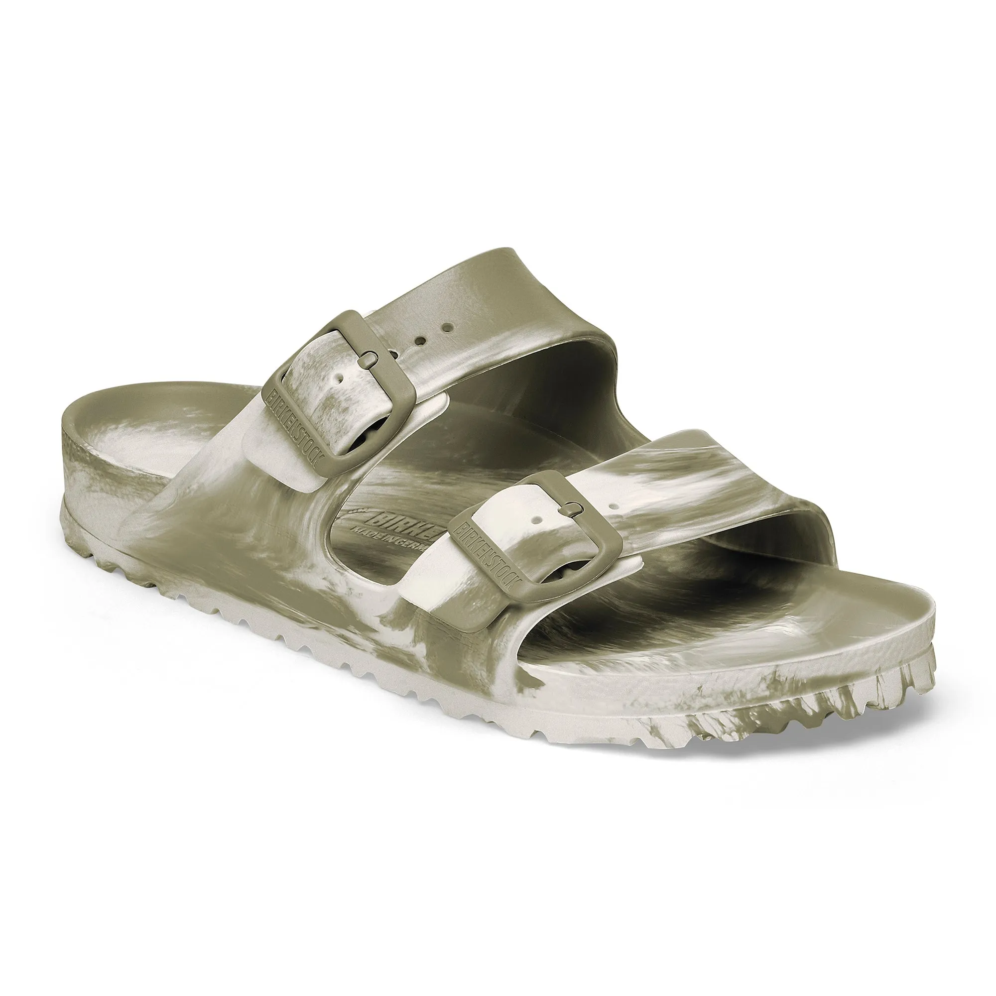 Women's Birkenstock EVA Multi Color: Khaki / Eggshell